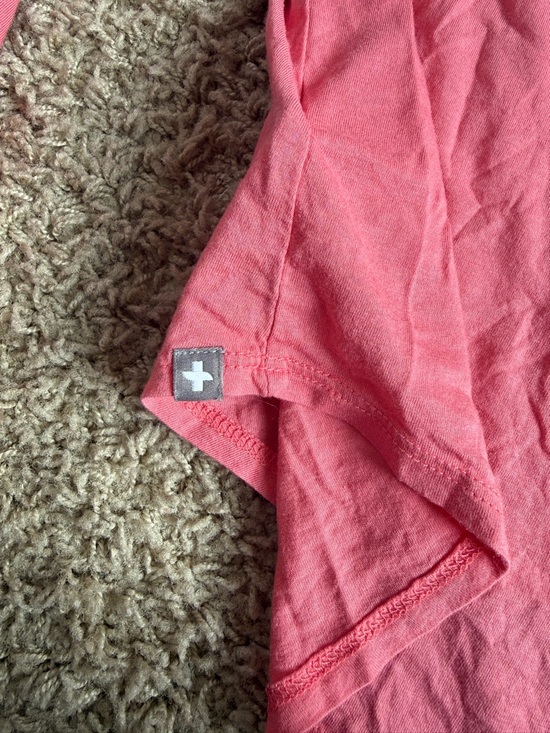 Figs Long Sleeve Tee in Pink with Red Graphic - Picture 3 of 5